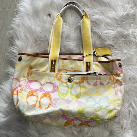 Coach Handbags - Coach spring bag. Good condition